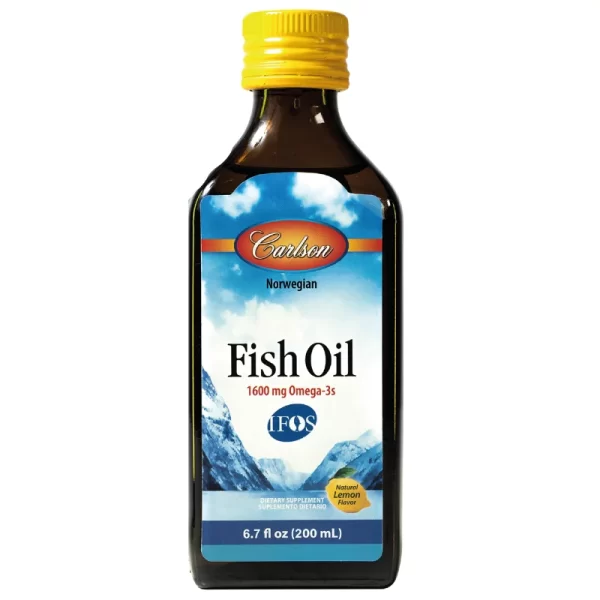 Fish Oil 1600 mg Aceite de pescado x 200 ml Omega 3